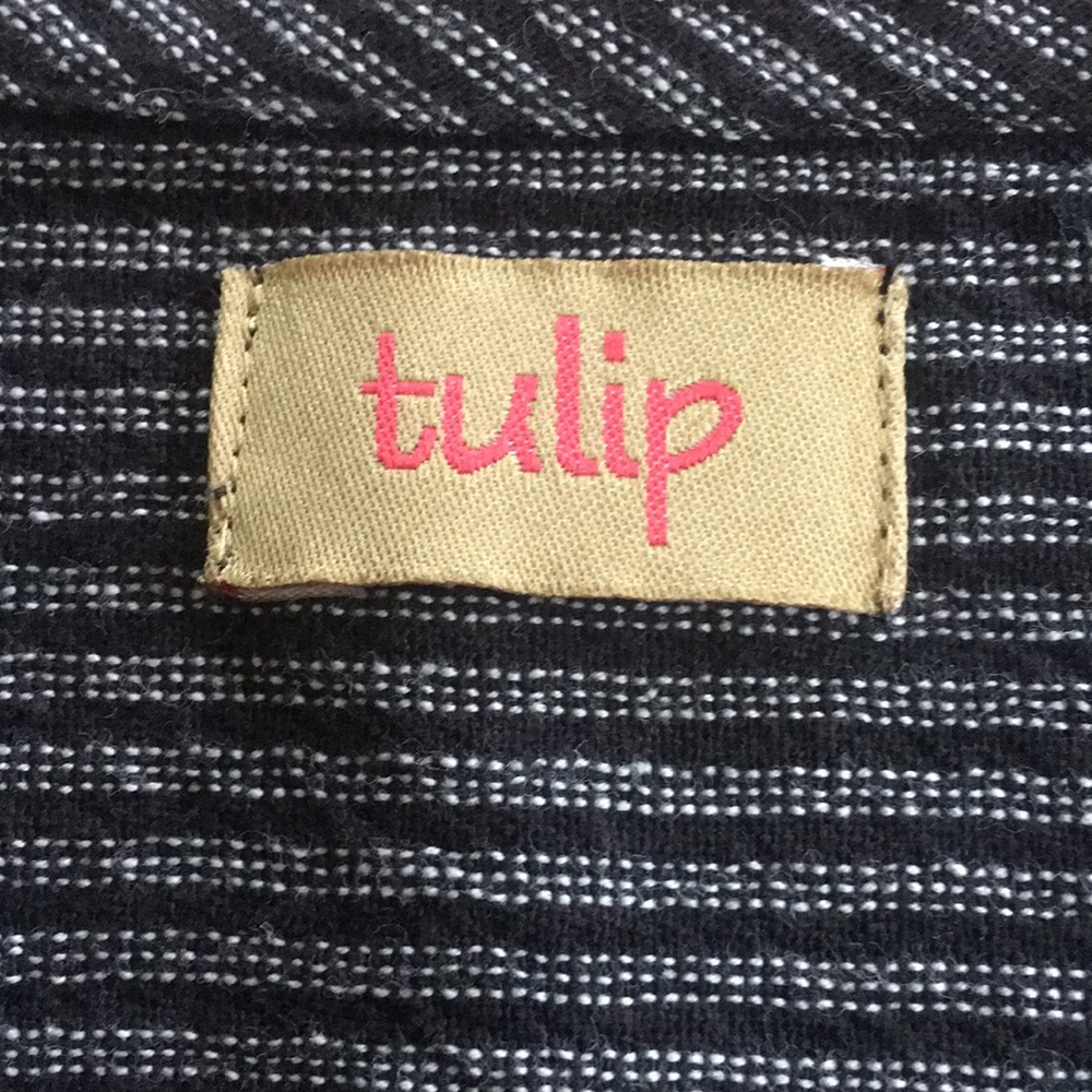 Tulip Button Down Tunic Top With Pockets - image 7